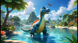 Row Row Your Dinosaur | Fun Dinosaur Song for Kids | Dino Rhyme for Toddlers