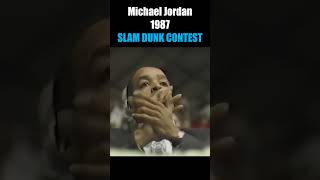 MJ 1987 SLAM DUNK CONTEST #goat #nba #highlights