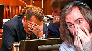 Johnny Depp Lawyer VS Amber Heard "Expert" in FIERY Cross Examination | Asmongold Reacts