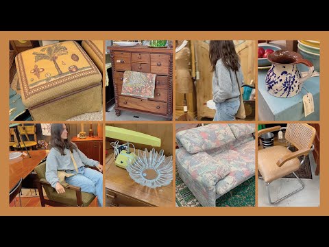 The best antique and vintage furniture store - shop with me!