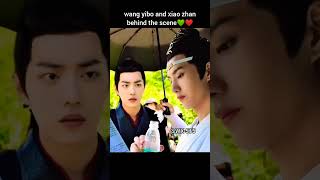 wang yibo and xiao zhan behind the scene💚❤#yizhan #WX-515