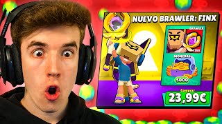 COMPRO Y MAXEO a *FINX* NUEVO BRAWLER EGIPCIO de BRAWL STARS
