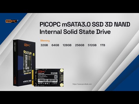 PICO PC® mSATA3.0 SSD 3D NAND Internal Solid State Drive up to 1TB