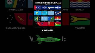 Countries And Their Space Flags Part-10 (Oceania)