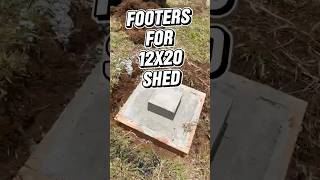 We build post footers #shortvideo #shorts #construction #concrete