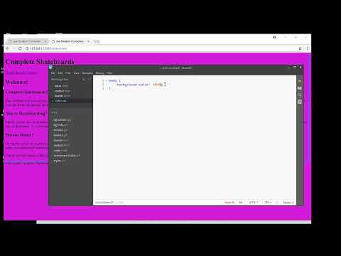 Using HTML5 and CSS3 in Brackets