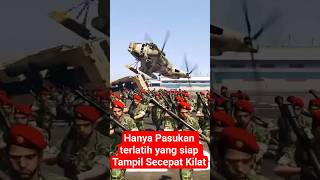 Hanya Pasukan terlatih yang siap Tampil Secepat Kilat#military #army #news