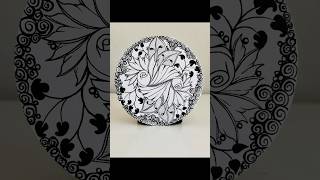 Super Calming Zentangle #artoftheday #art #drawing #zentangle #soothing  #calm #畫畫 #禪繞畫 #lukisan