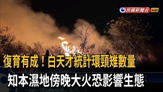 知本濕地起火強風助火勢 延燒長達8小時才撲滅－民視台語新聞