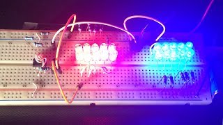 Police Flash Light 20 LED NE555 timer 9V Battery - Tutorial
