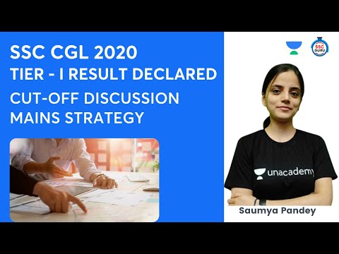 SSC CGL 2020 Tier 1 Result Declared | CGL Result Declared | Saumya Pandey
