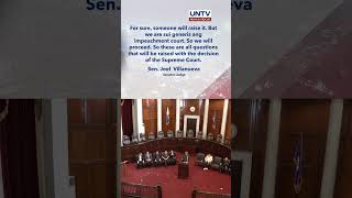 Impeachment trial, tuloy pa rin sa kabila ng desisyon ng SC – Sen. Villanueva