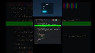 Animated Login Page using HTML & CSS | Clean & Responsive UI Design
