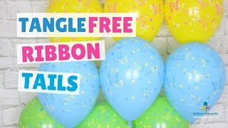 How to stop balloon ribbons from tangling - how to transport balloons without tangling
