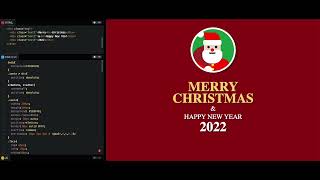 HTML+CSS Drawing - Merry Christmas