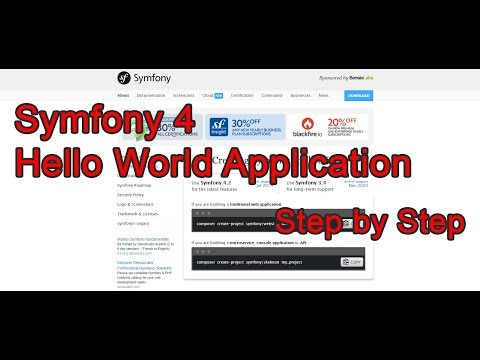 Symfony 4 – Creating a Simple Hello World Application Step By Step