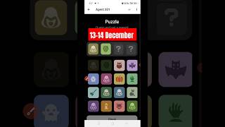 Agent 301 Daily combo card 13-14 December | Agent 301 Puzzle Solved Today 13 December | Agent Puzzle