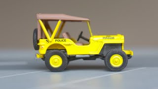 JEEP WILLYS MB US ARMY 1949 DIECAST MODEL