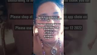 Please shop SheIn.com and use my codes for discounts it applies all products