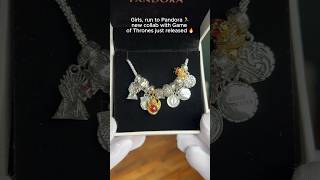 Game of Thrones and Pandora collaboration 🔥 #gameofthrones #pandora #jewelry