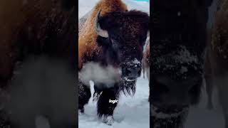 Big bison 🦬💕💕 #animals #animallife #cuteanimal #animalove #wildlife