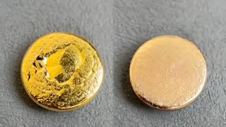 黄金和K金的神奇反应 #黄金 #k金 #黄金回收