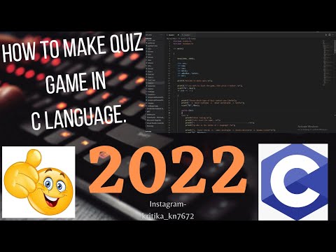 How To Make Quiz Project In C Language 2022 || Quiz Game in C |