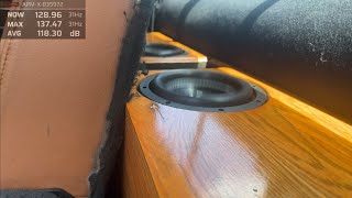 Prodigy Audio NB5 8”…Breaking In SPL Score 137db @ 31hz….Day 2!!!