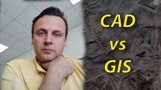 CAD and GIS | What's the difference? | Why a civil design engineer should master both. #shorts