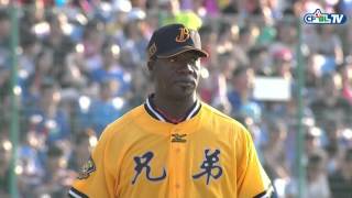 07/05 兄弟 vs Lamigo 一局下，周思齊滑接接殺掉林智勝，Nice Play