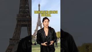 Travel the world in a snap! 🌍✨ Try this background replacement trick with InShot! #removebg