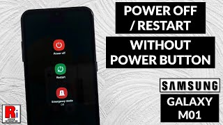 How to Power Off or Restart Samsung Galaxy M01 without Power Button
