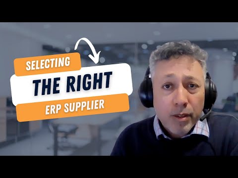 How to Select THE RIGHT ERP Supplier