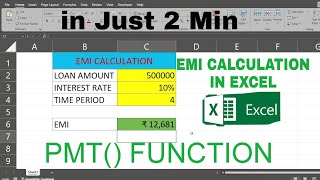 How to Calculate EMI Calculations In Ms Excel | Excel mai EMI kaise Calculate kare | Excel Explorer