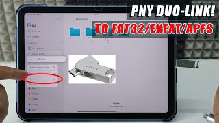 How to Format PNY (Duo-Link) Flash Drive on iPhone/iPad?