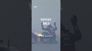 Vettel Cold Celebration  #f1car #automobile #formula1 #f1legend #f1legends #redbullracing #ferrarif1