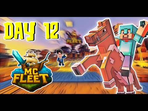 Day 12/365 of grinding mc fleet | making our own TOWN in mc fleet