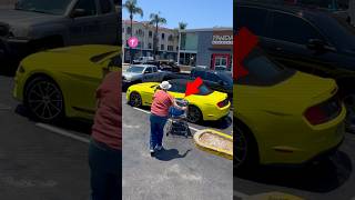 Kindness in Parking Lot 🚗 When an Elderly Woman Hits His Car #kindness #parkinglot #shorts