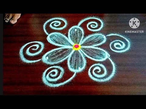 Daily use kolam #trendy muggulu #viralvideo #rangolidesigns