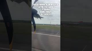 Rate the landing! 🛬 #plane #aviation #atr72 #easternairways #landing