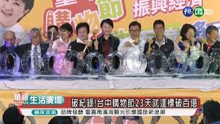 破紀錄! 台中購物節23天就達標破百億｜華視生活廣場