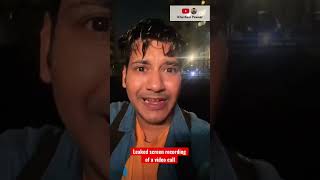 Leaked screen recording of a video call .#khushaalpawaar #comedyshorts #studentlife #india