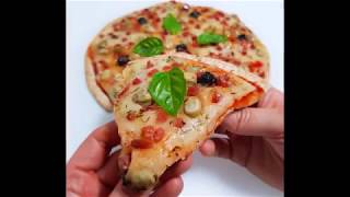 TORTIPIZZA DE HABITAS QUESO PROVOLONE JAMON IBERICO Y CREMA DE TRUFA