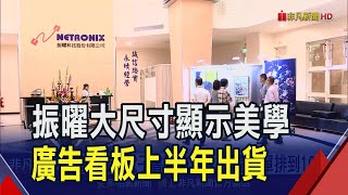 振曜廣告看板H1出貨! 電子閱讀器訂單多25%  元太電子紙.ESL需求強 下半年有變數不鬆懈｜非凡財經新聞｜20250613