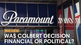 Was Colbert Decision Financial Or Political? | The View