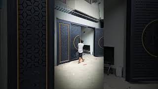 Folding Sliding Gate Amazing Design |#short#unique #welding welding #gate