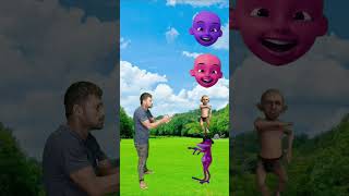 Frog .joker. Gorilla and red Dame, vfxmagic video #youtubeshorts #magicshots#vfxshorts se