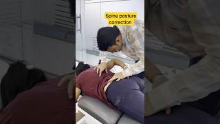 spine posture correction chiropractic helped #shortfeed #shortsfeed #posture