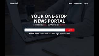 NTU CZ4034 Information Retrieval - NewsDB Introductory Video