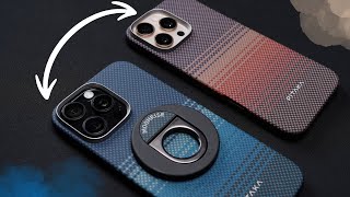 PITAKA Tactile Woven Case and MagEZ Grip 3 For iPhone 16 Pro Max!